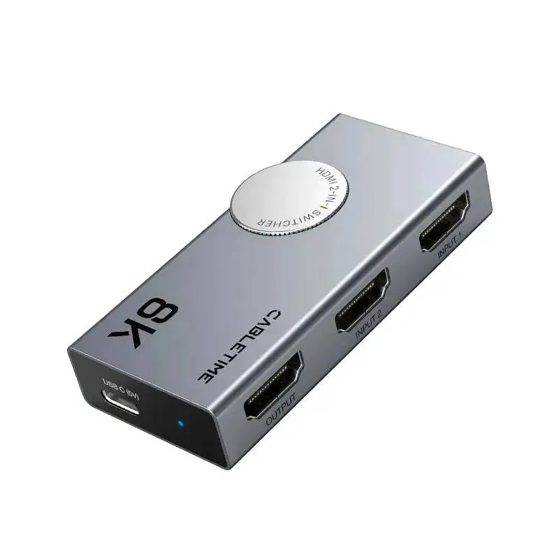 Сплітер Cabletime 4К HDMI Black (CP34G) - зображення 1