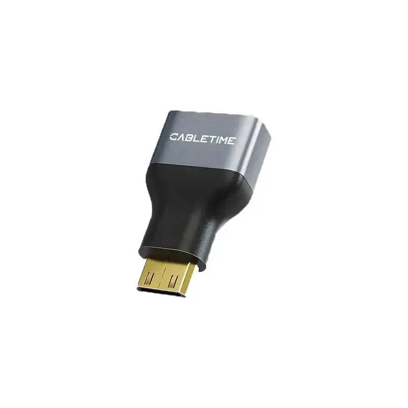 Перехідник Cabletime mini HDMI - HDMI (F/M), 0.1 м (CP45G) - зображення 1
