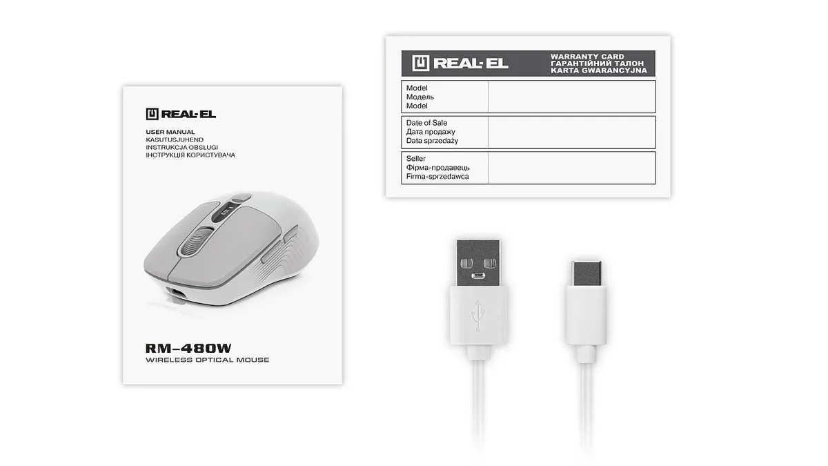 Миша бездротова REAL-EL RM-481W - мініатюра 8