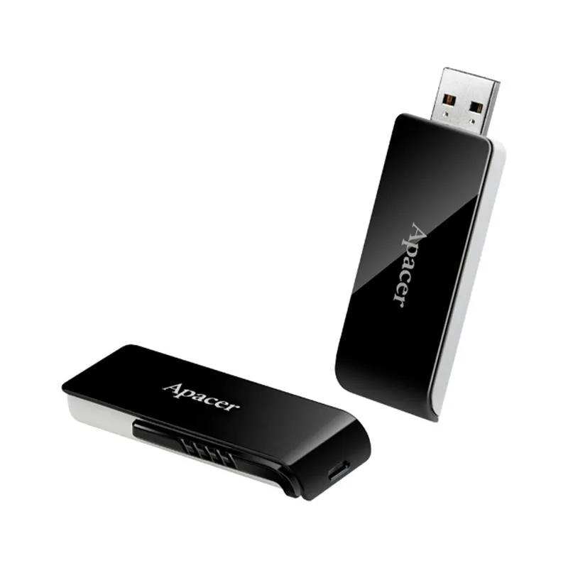 Флеш-накопичувач USB3.2 64GB Apacer AH350 Black (AP64GAH350B-1) - мініатюра 4