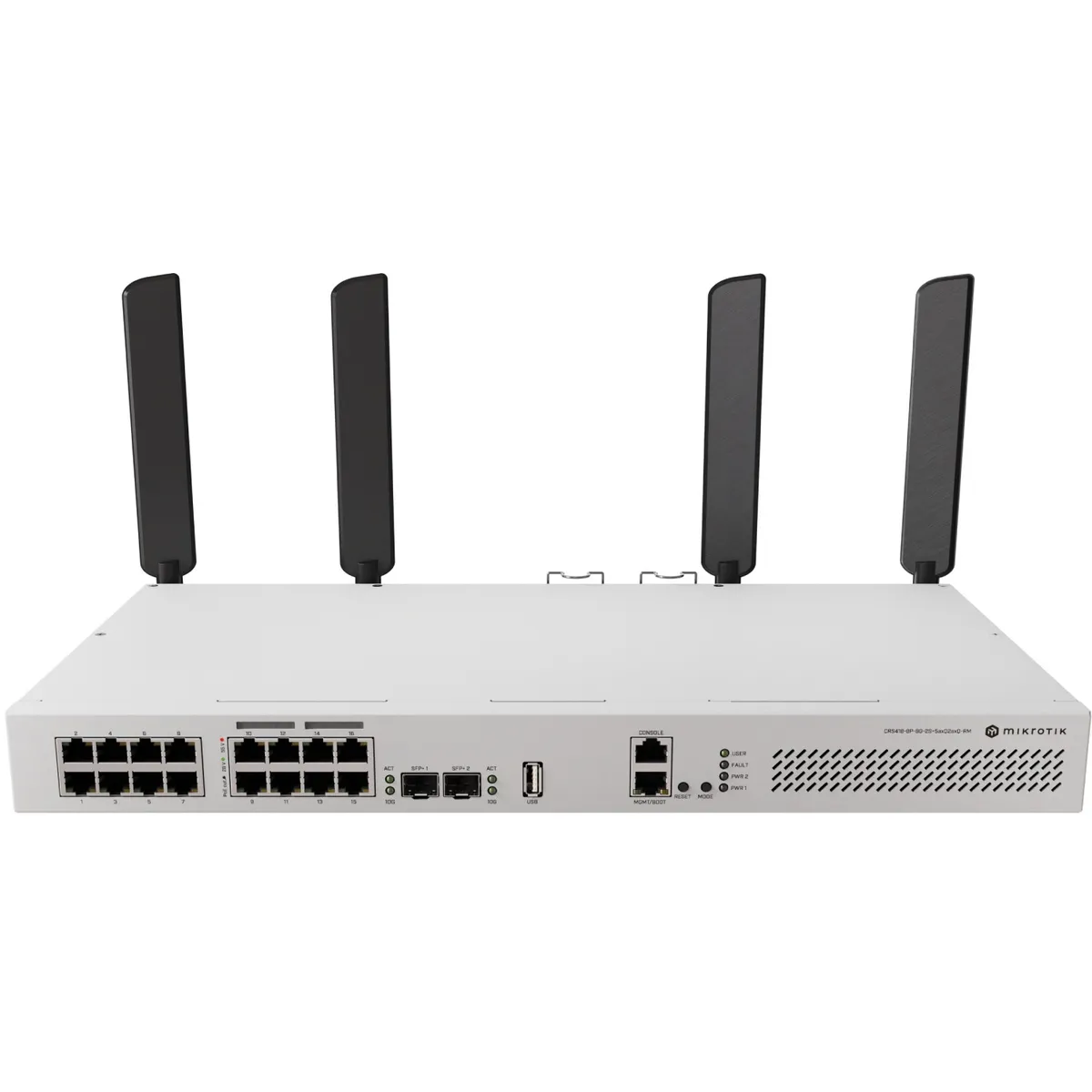Комутатор MikroTik CRS418-8P-8G-2S+5axQ2axQ-RM - зображення 1