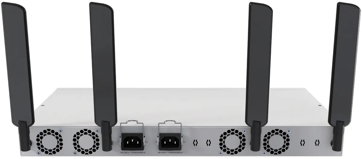 Комутатор MikroTik CRS418-8P-8G-2S+5axQ2axQ-RM - мініатюра 3