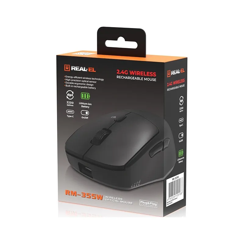 Миша бездротова REAL-EL RM-355W - мініатюра 9