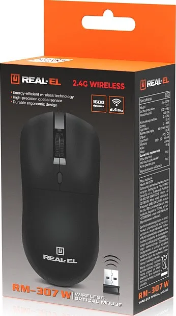 Миша бездротова REAL-EL RM-307W - мініатюра 9