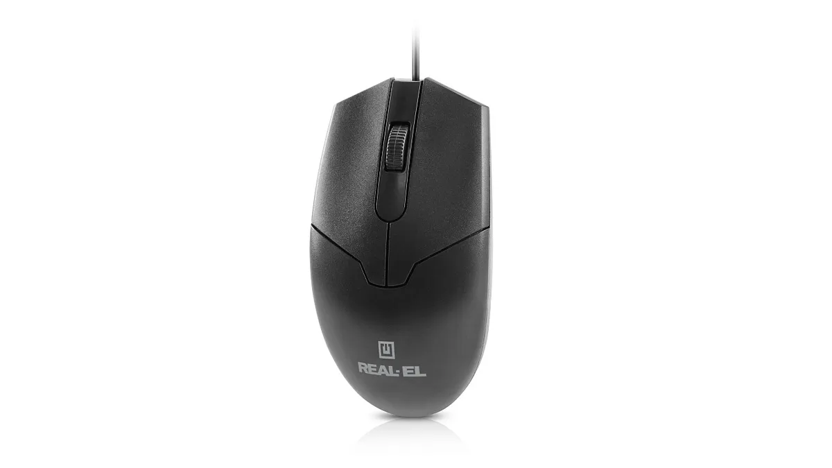 Комплект (клавіатура, миша) REAL-EL Kit 511 Black - мініатюра 9
