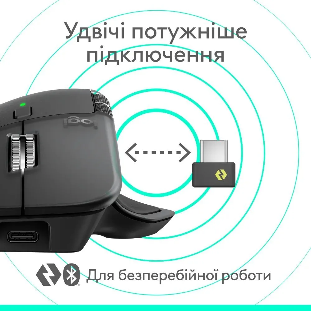 Миша бездротова Logitech MX Master 4 Graphite (910-007562) - мініатюра 7