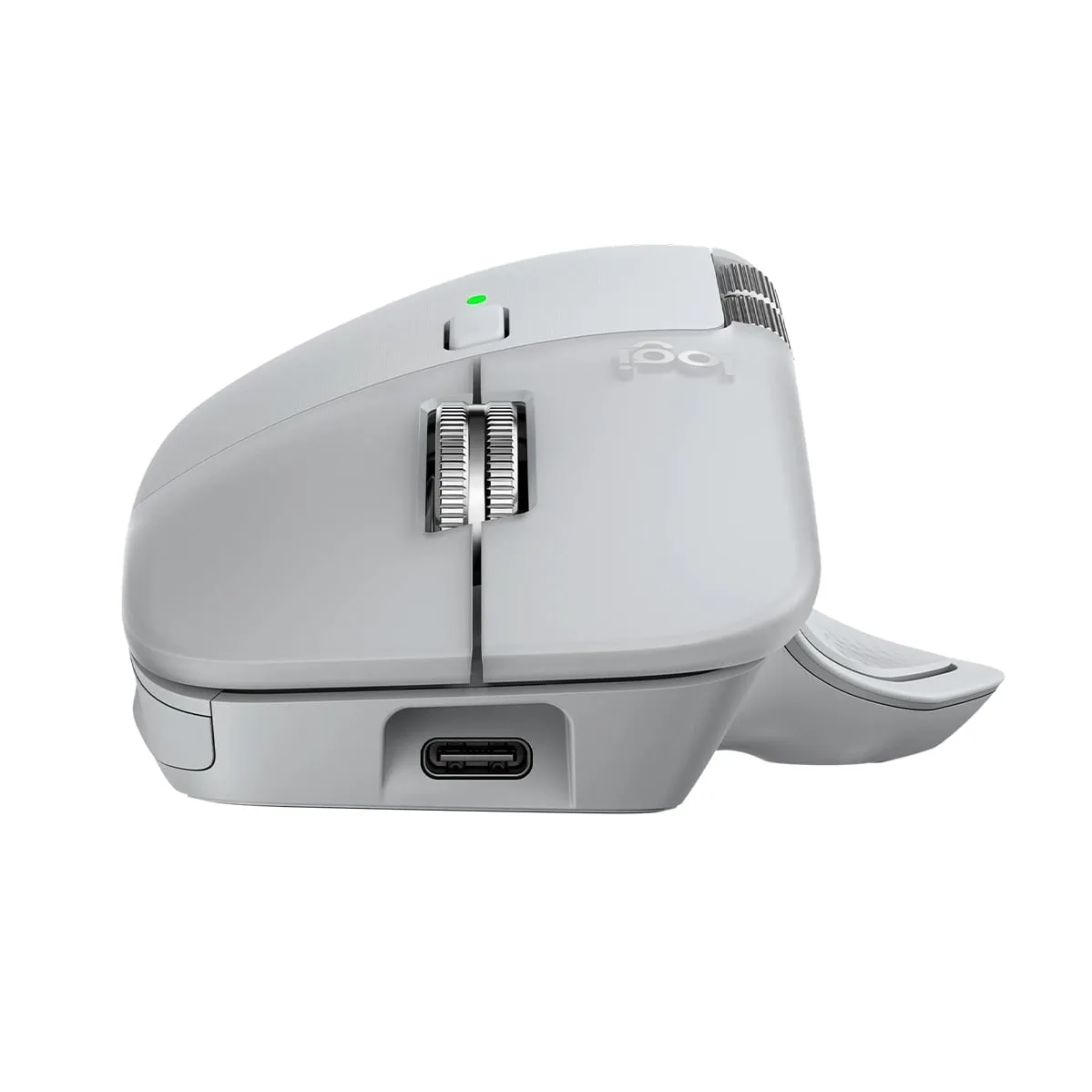Миша бездротова Logitech MX Master 4 Pale Gray (910-007563) - мініатюра 5