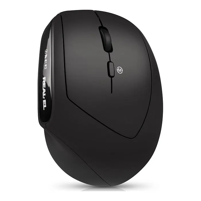 Миша бездротова REAL-EL RM-490W Black - зображення 1