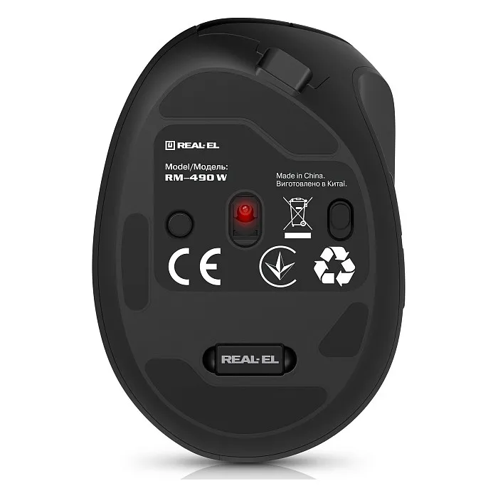 Миша бездротова REAL-EL RM-490W Black - мініатюра 2