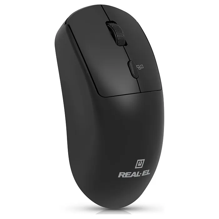 Миша бездротова REAL-EL RM-317W Black - зображення 1