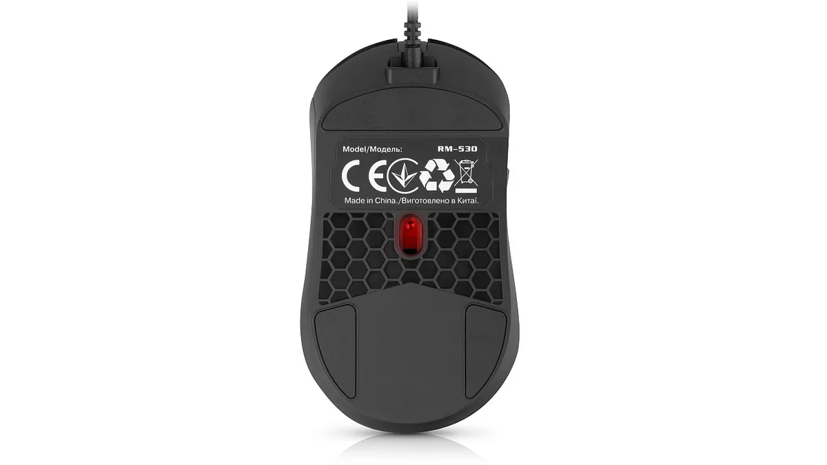 Миша REAL-EL RM-530 Black - мініатюра 6