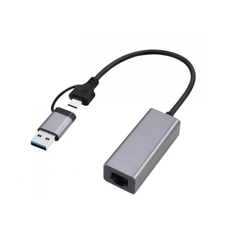 Мережевий адаптер Cablexpert A-USB3AC-LAN2G-01 - мініатюра 2