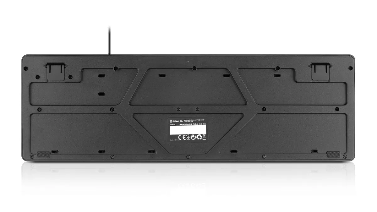 Комплект (клавіатура, миша) REAL-EL Standard 504 Kit Black (EL123100037) - мініатюра 6