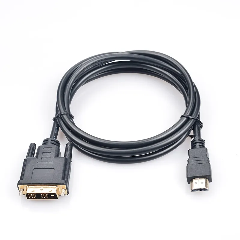Кабель Prologix Premium HDMI - DVI V 1.3 (M/M), Single Link, 18+1, 0.5 м, Black (PR-HDMI-DVI-P-01-30-05m) - мініатюра 3