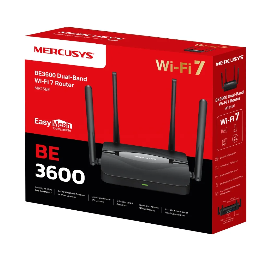 Бездротовий маршрутизатор Mercusys MR25BE - мініатюра 6