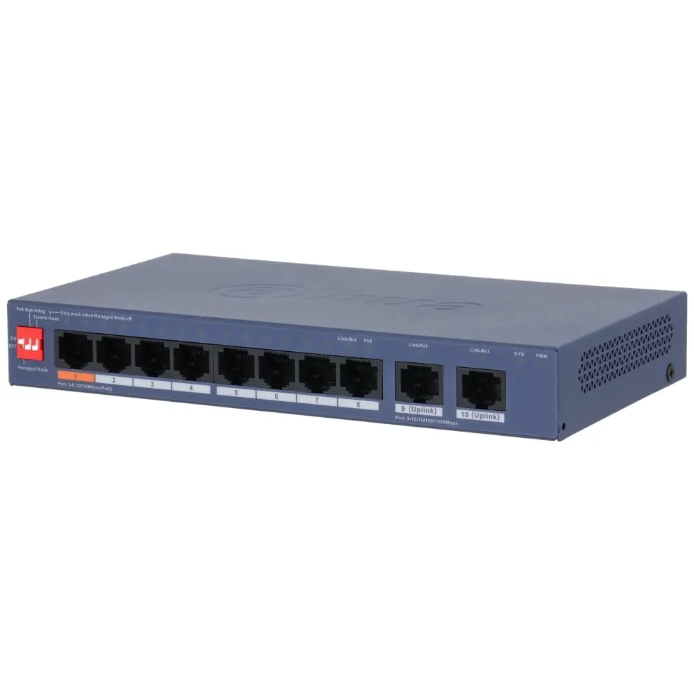 Комутатор Dahua DH-CS4010-8ET2GT-60 - зображення 1