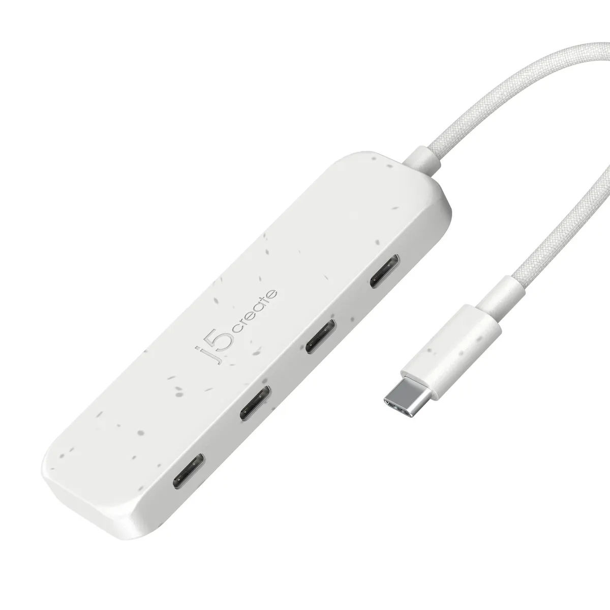 USB-хаб J5create 4 USB-C White (JCH345EW-N) - мініатюра 2
