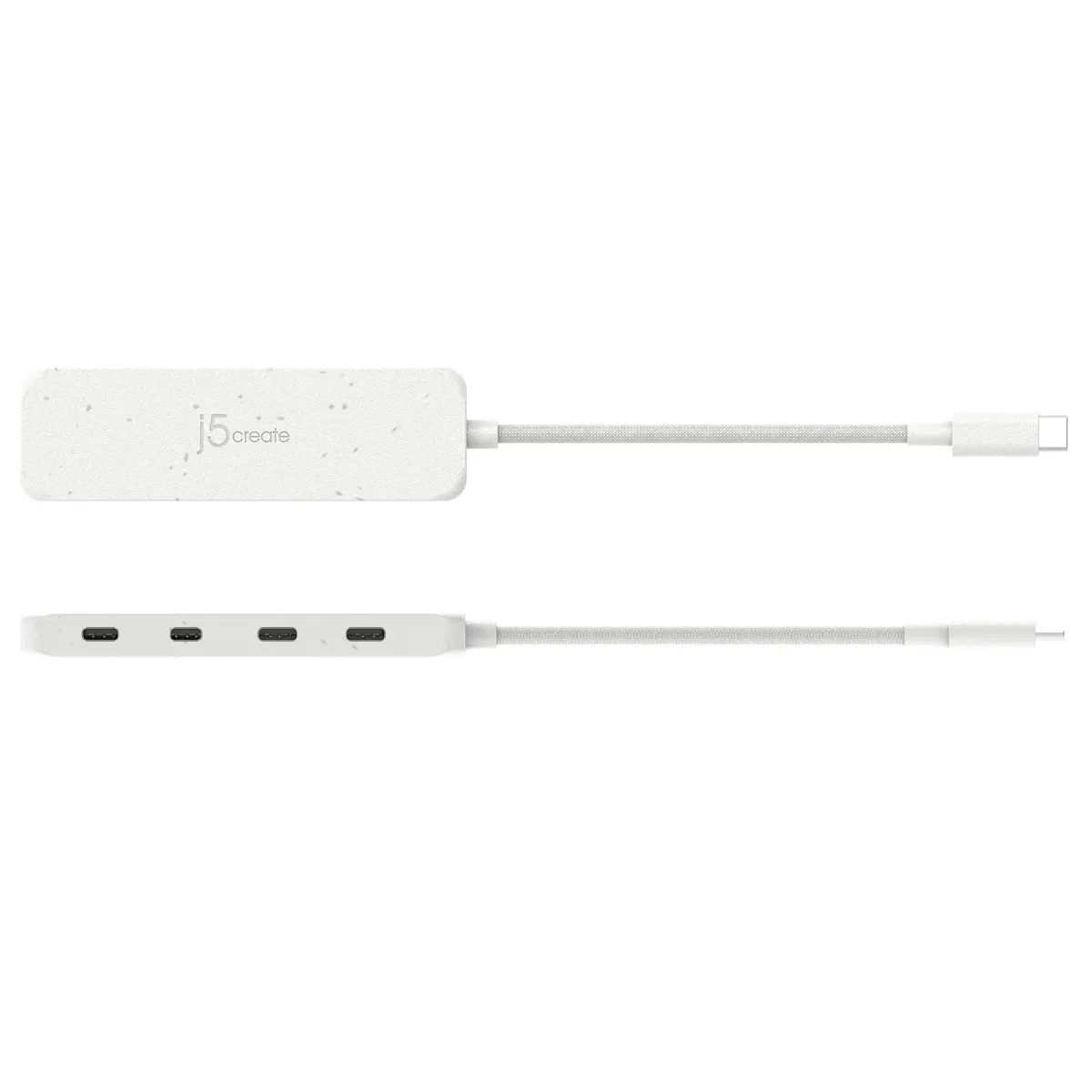 USB-хаб J5create 4 USB-C White (JCH345EW-N) - мініатюра 4