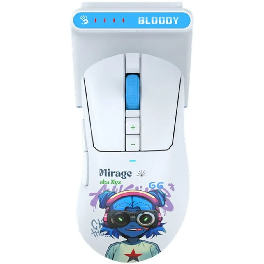 Миша бездротова Bloody R73 Ultra Duo Nyx Mirage - зображення 1