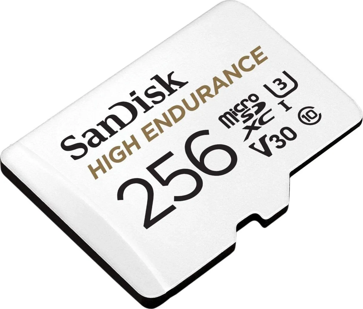 Карта пам`ятi MicroSDXC 256GB UHS-1/U3 Class 10 SanDisk High Endurance R100/W40MB/s + SD-адаптер (SDSQQNR-256G-GN6IA) - мініатюра 2