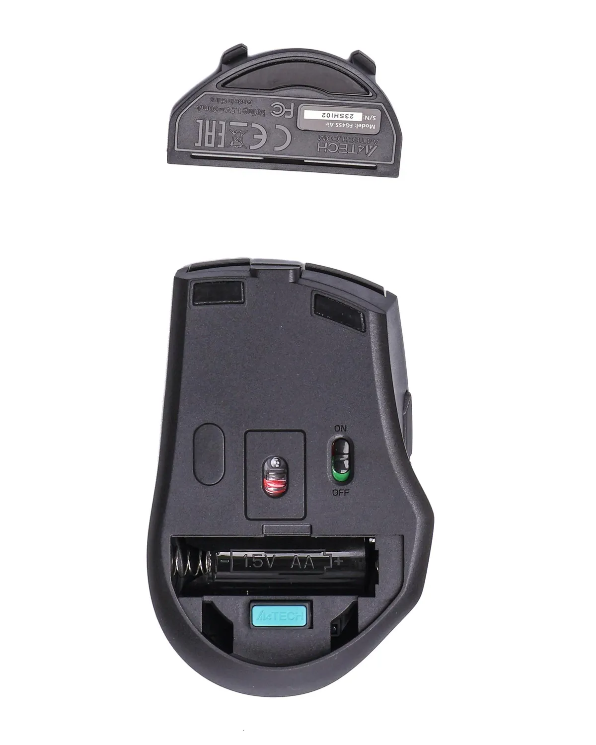 Комплект (клавіатура, миша) бездротовий A4Tech Fstyler FG2400 Air2 Black - мініатюра 3