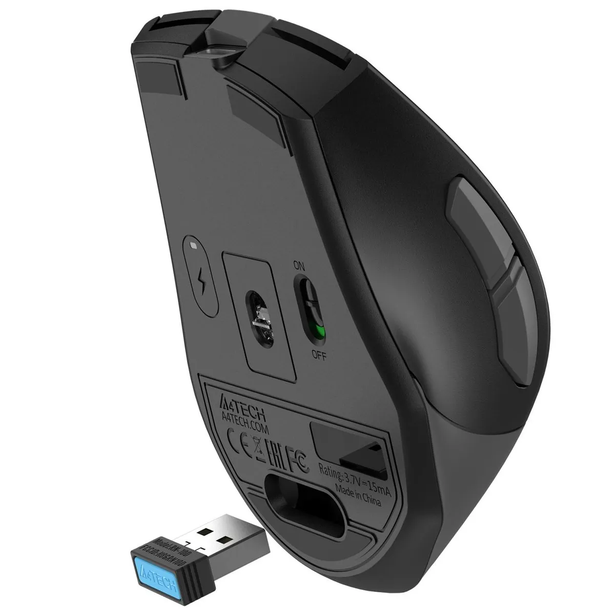 Миша бездротова A4Tech Fstyler FG35C Plus Grey - мініатюра 8