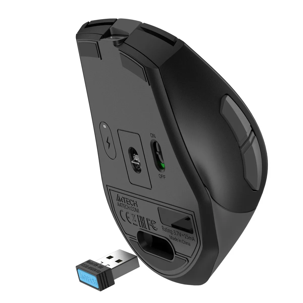 Миша бездротова A4Tech Fstyler FG35CS Plus Grey - мініатюра 8
