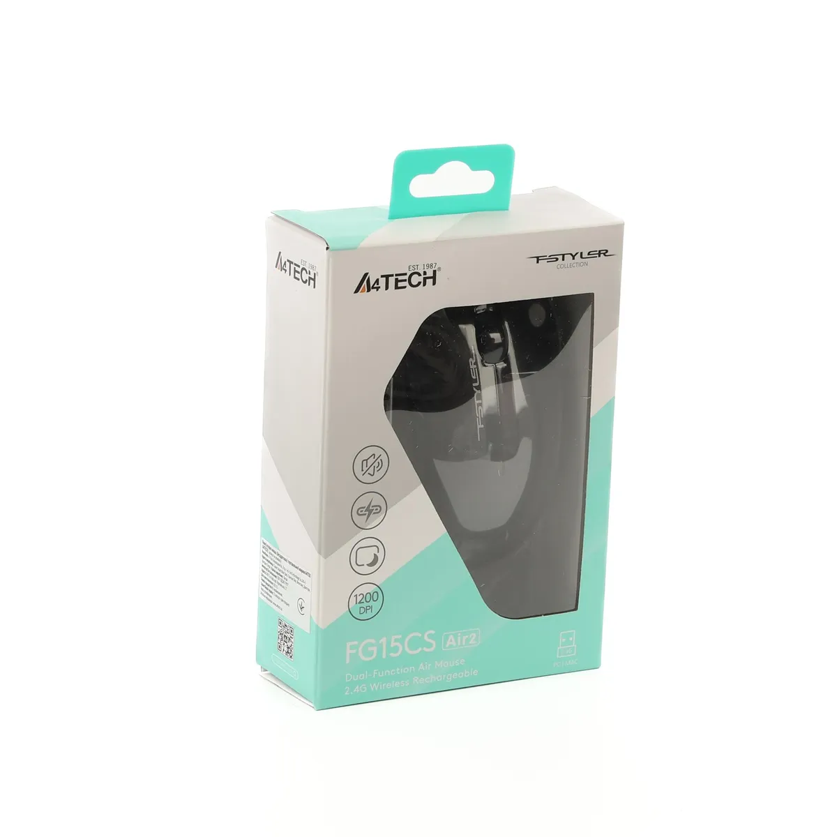 Миша бездротова A4Tech FG15CS Air2 Black - мініатюра 10