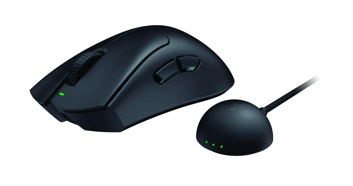 Миша бездротова Razer DeathAdder V4 Pro Wireless Black (RZ01-05330100-R3G1) - мініатюра 3