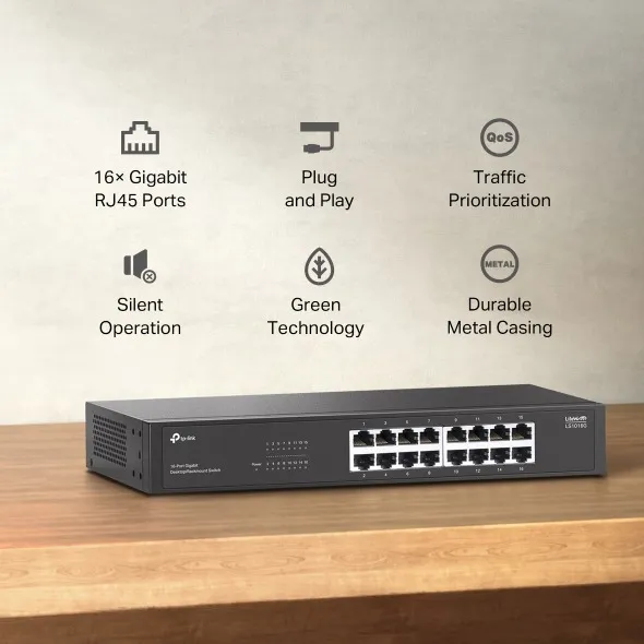 Комутатор TP-Link LS1016G - зображення 1