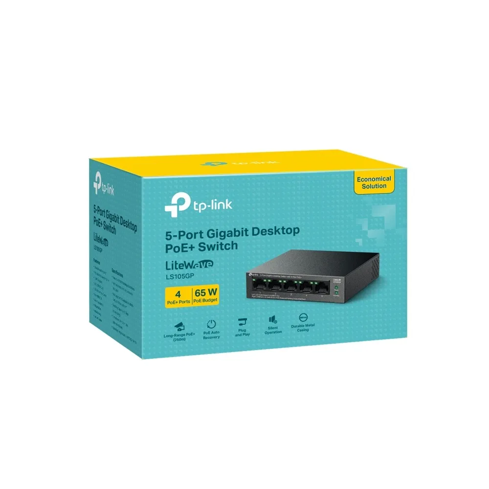 Комутатор TP-Link LS105GP - зображення 1