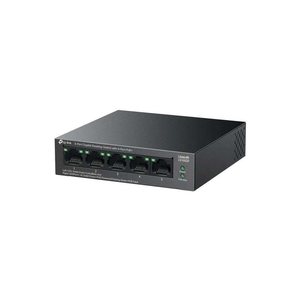 Комутатор TP-Link LS105GP - мініатюра 2