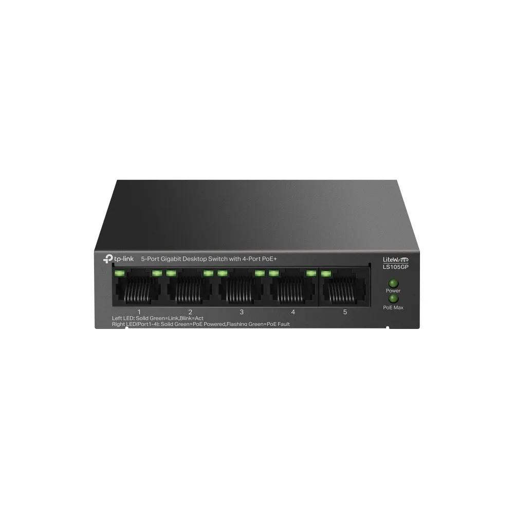 Комутатор TP-Link LS105GP - мініатюра 4