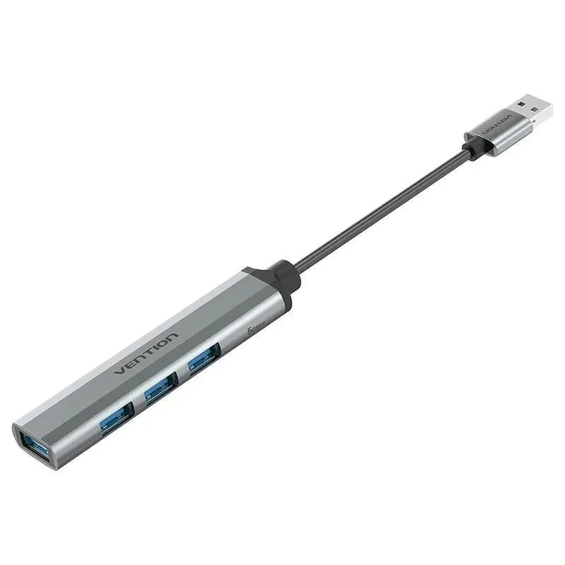 USB-хаб Vention CKPHB 4 ports Grey - мініатюра 3