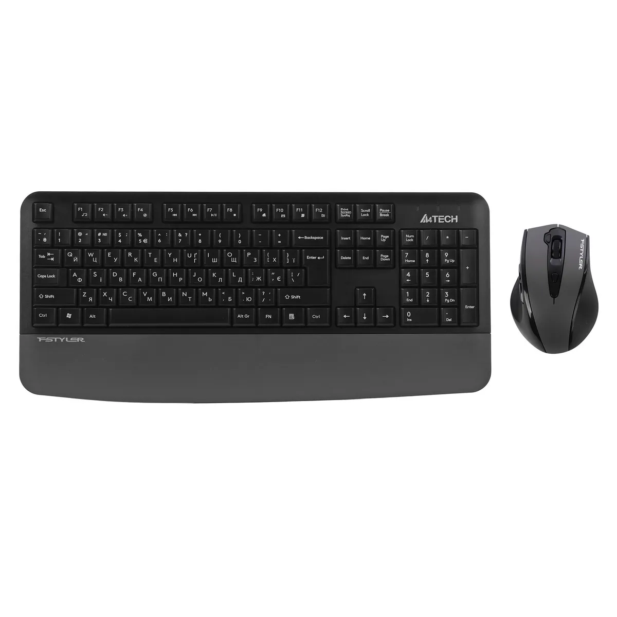 Комплект (клавіатура, миша) бездротовий A4Tech Fstyler FG2500S Plus Grey - мініатюра 8