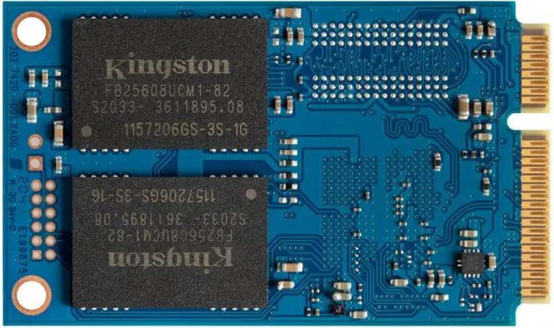Накопичувач SSD  256GB Kingston KC600 mSATA SATAIII 3D TLC (SKC600MS/256G) - мініатюра 4