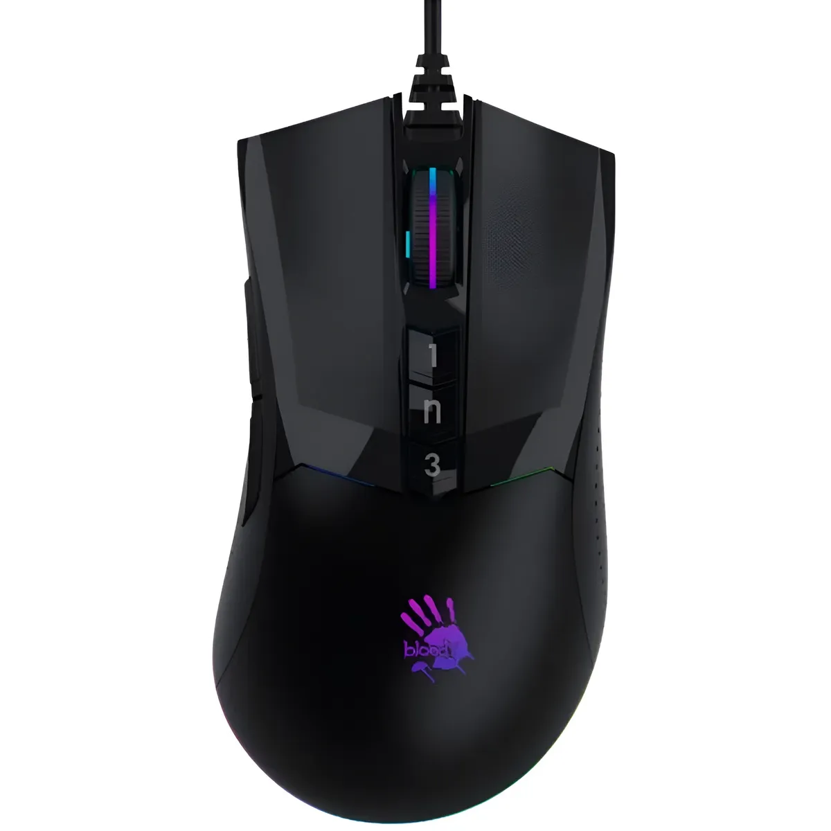 Миша A4Tech Bloody W90 Max Stone Black - зображення 1