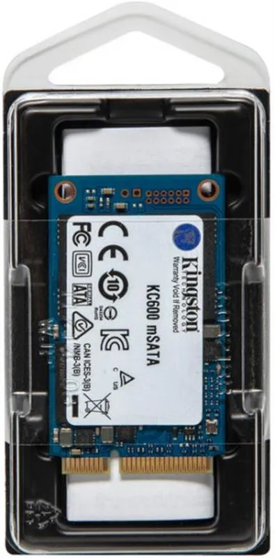 Накопичувач SSD  512GB Kingston KC600 mSATA SATAIII 3D TLC (SKC600MS/512G) - мініатюра 7