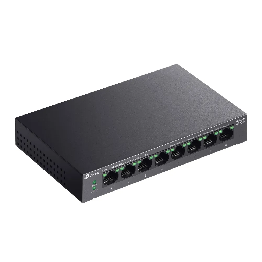 Комутатор TP-Link LS108GP - мініатюра 3