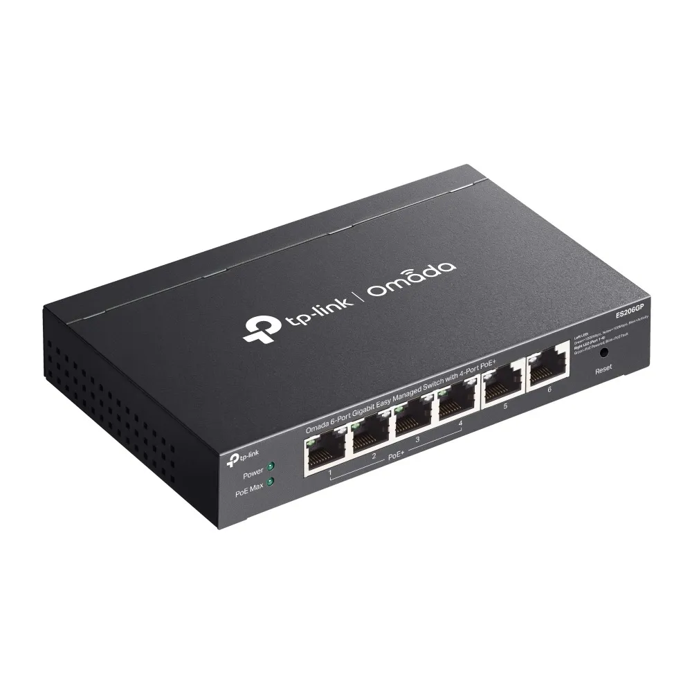 Комутатор TP-Link Omada ES206GP - мініатюра 2