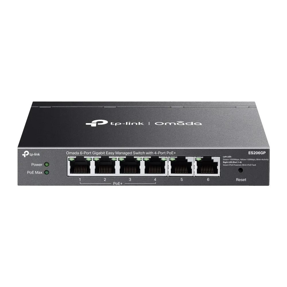 Комутатор TP-Link Omada ES206GP - мініатюра 5