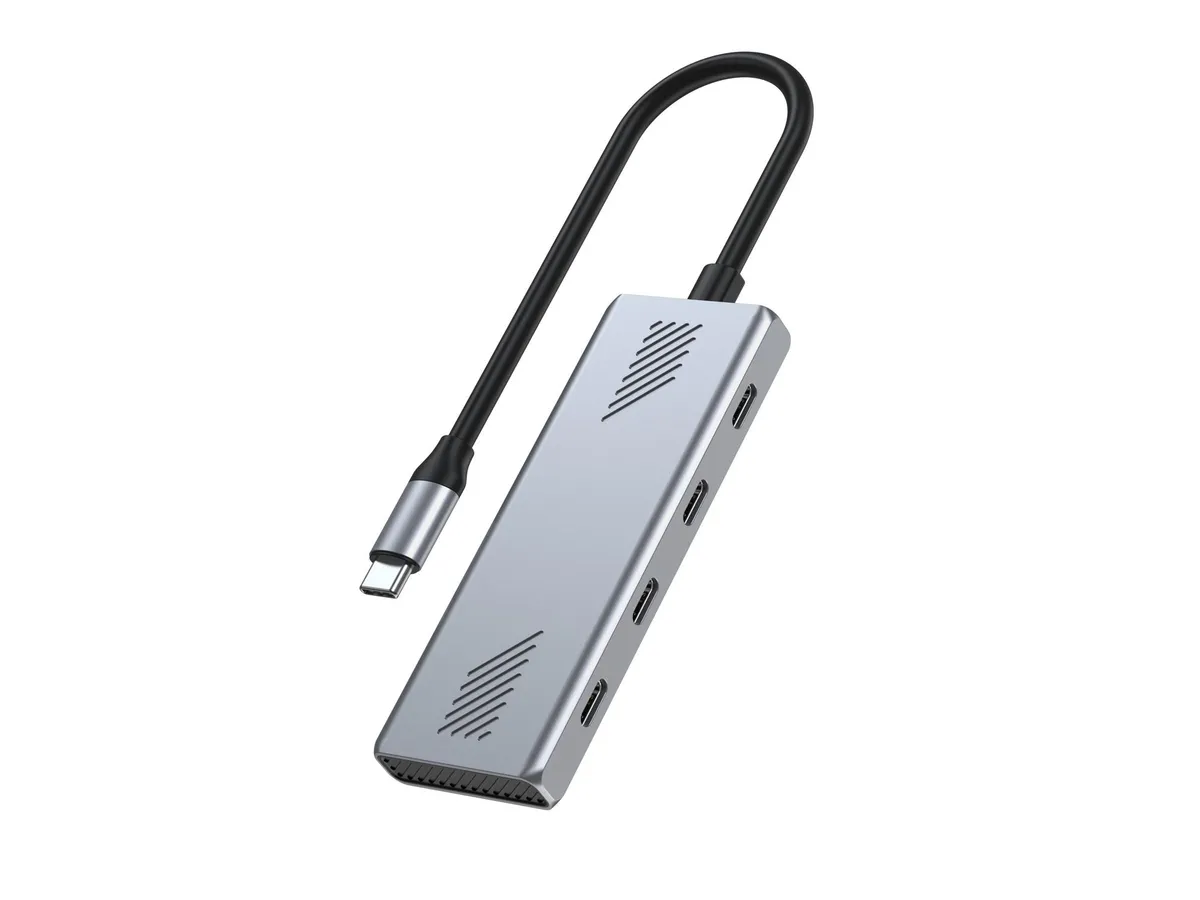 USB-хаб Gembird USB Type-C 4-в-1 (UHB-CM-U310-C4-01) - зображення 1