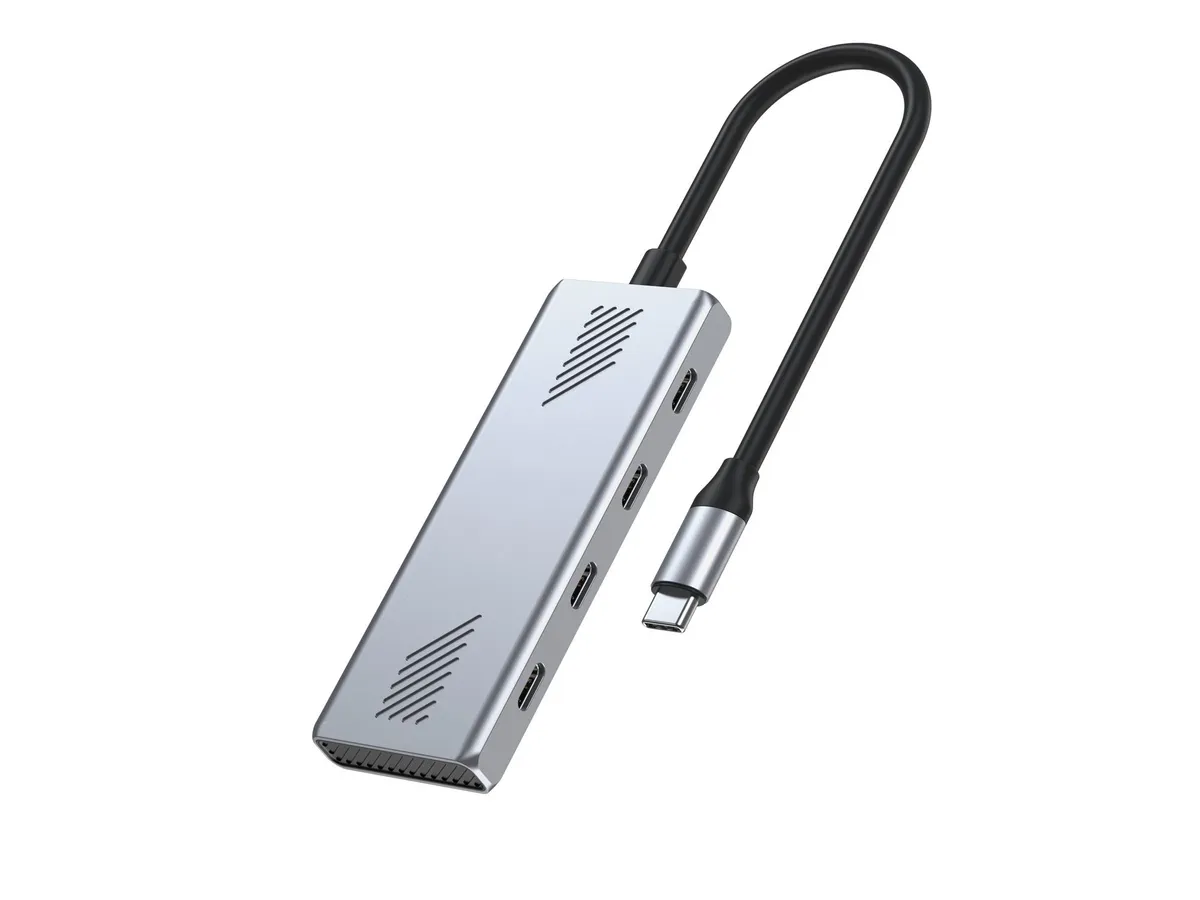 USB-хаб Gembird USB Type-C 4-в-1 (UHB-CM-U310-C4-01) - мініатюра 2