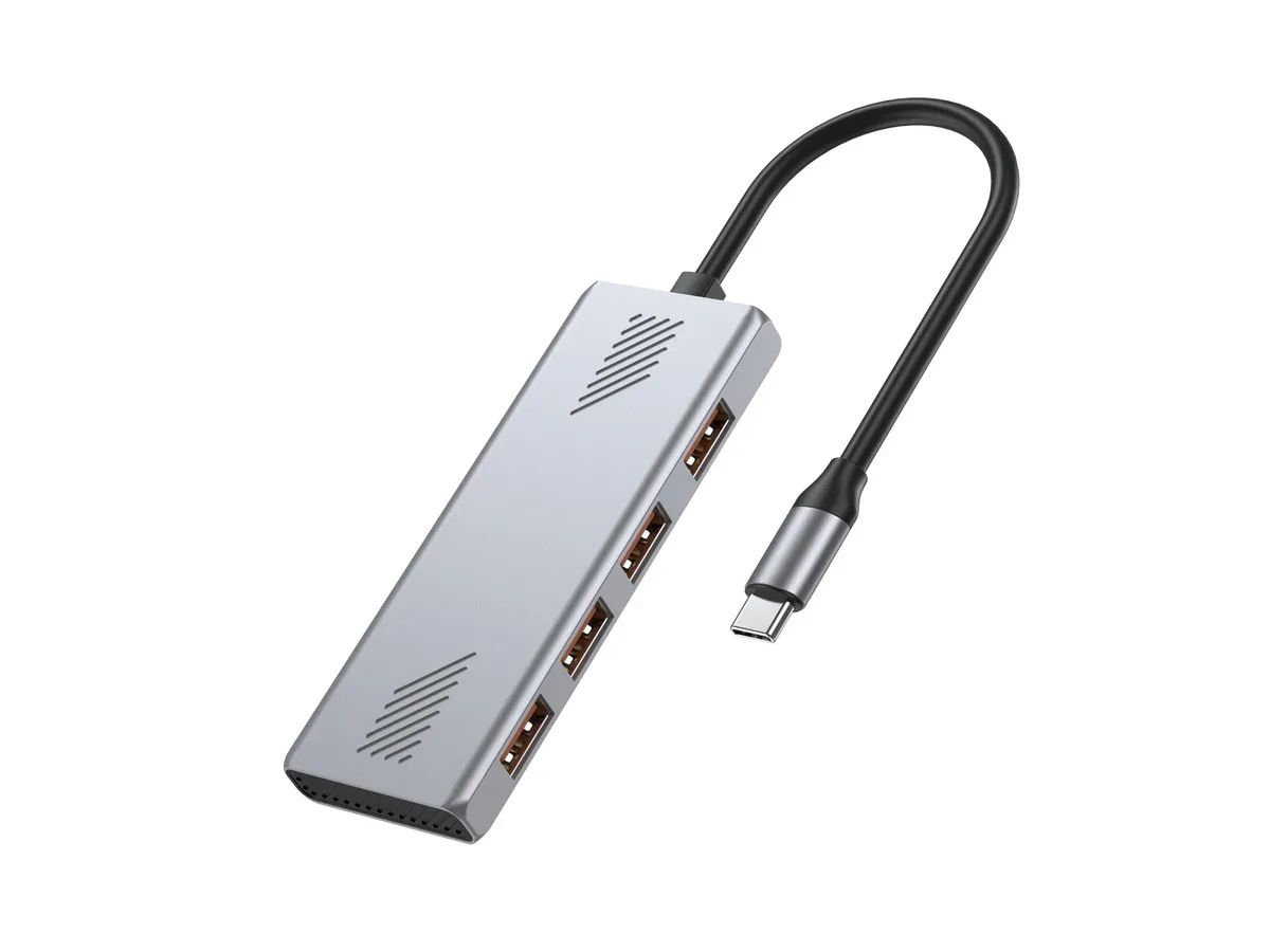 USB-хаб Gembird USB Type-C 4-в-1 (UHB-CM-U310-A4-01) - зображення 1