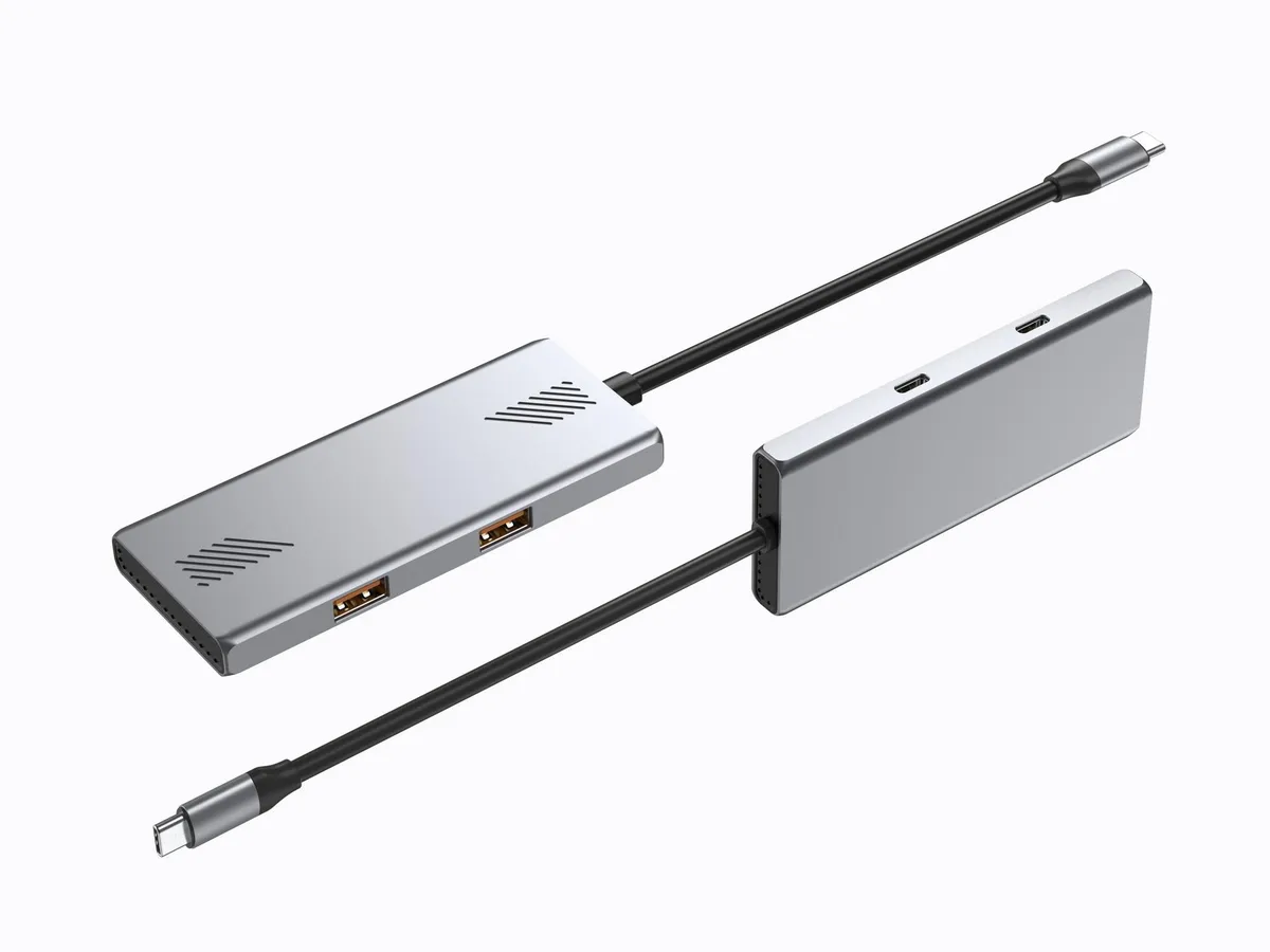 USB-хаб Gembird USB Type-C 4-в-1 (UHB-CM-U310-A2C2-01) - зображення 1