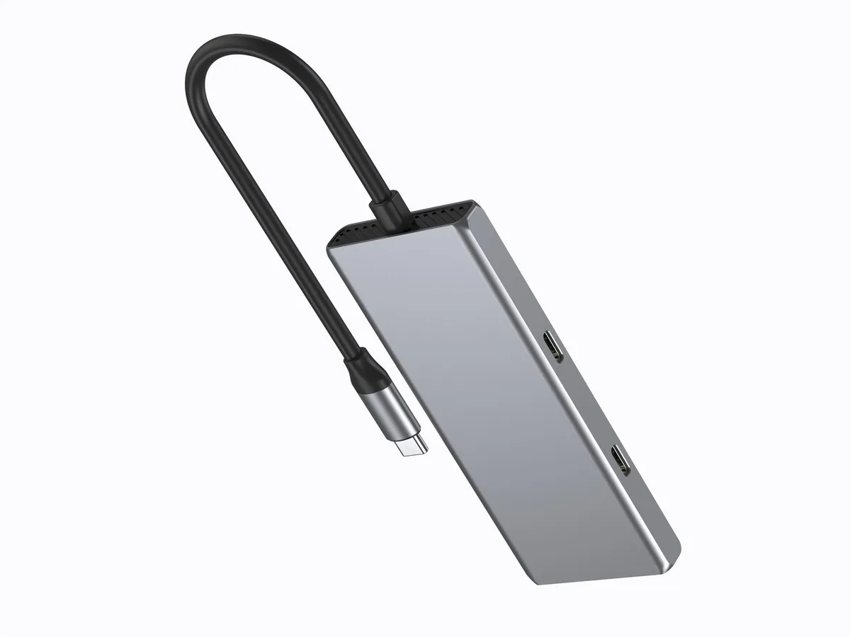 USB-хаб Gembird USB Type-C 4-в-1 (UHB-CM-U310-A2C2-01) - мініатюра 2