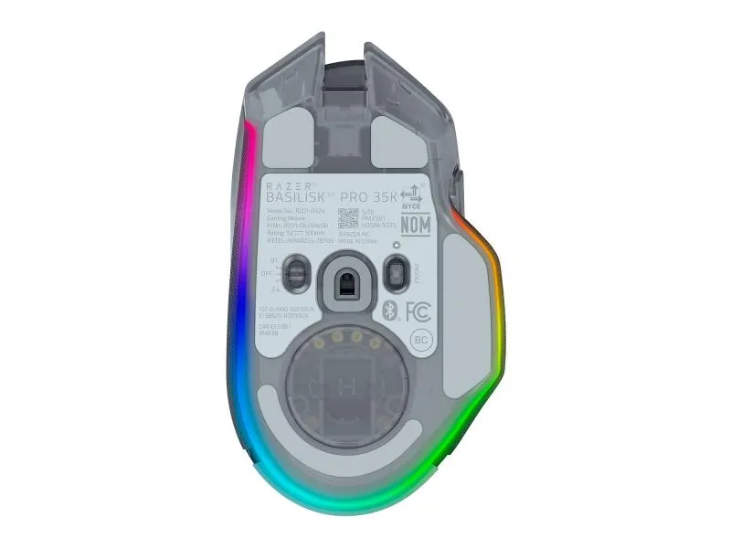 Миша бездротова Razer Basilisk V3 Pro 35K Phantom White (RZ01-05240400-R3G1) - мініатюра 4
