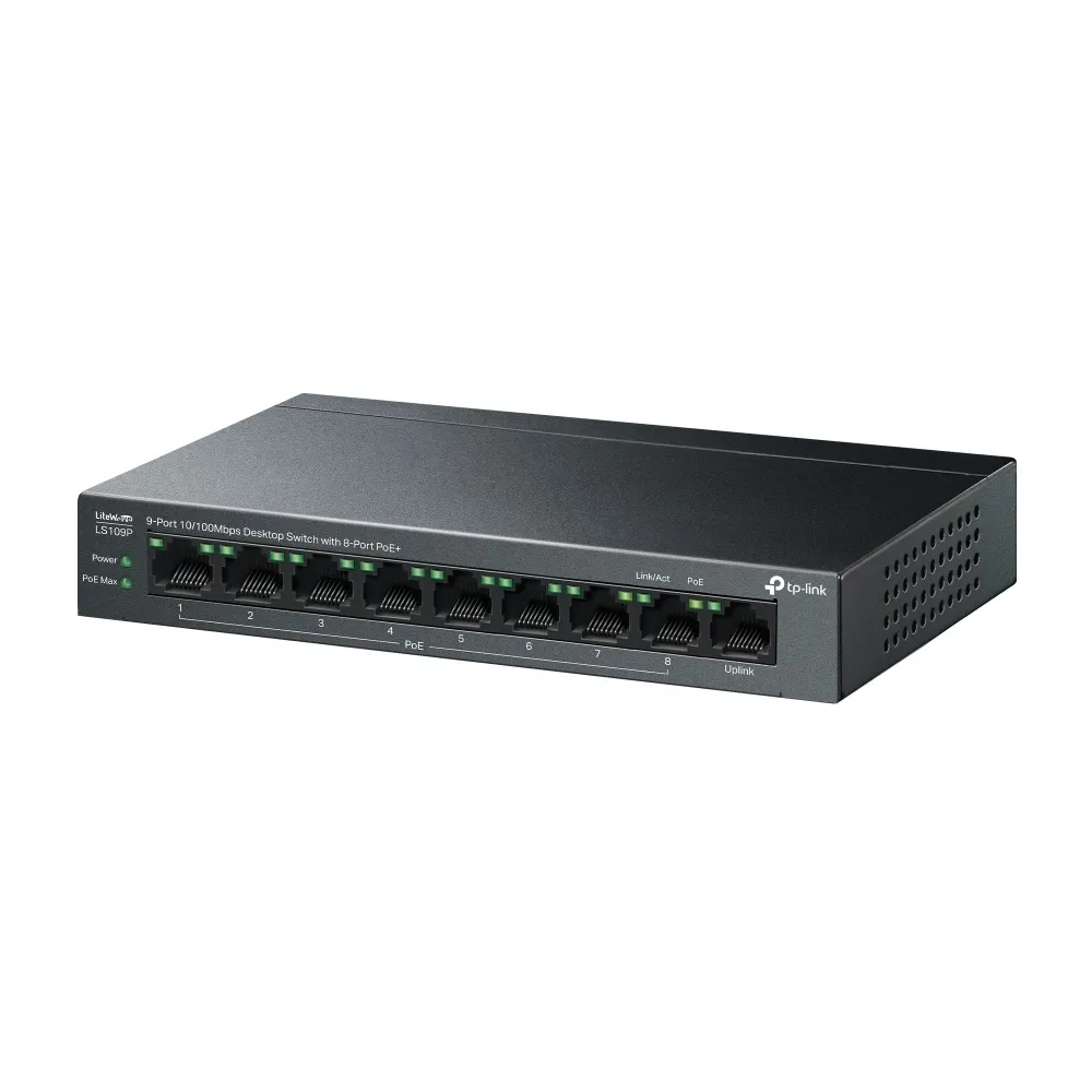 Комутатор TP-Link LS109P - мініатюра 2