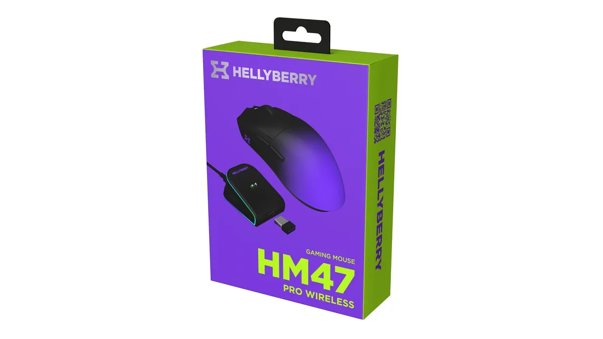 Миша бездротова Hator Hellyberry HM47 Pro Wireless Black/Violet Gradient (HM47PRO_black_violet) - мініатюра 10
