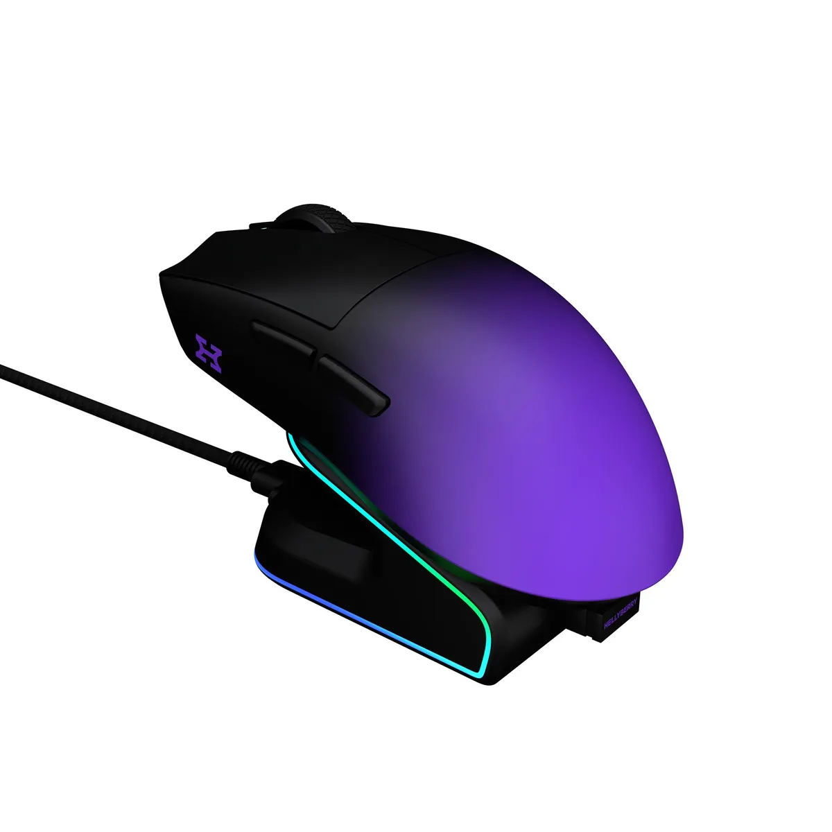 Миша бездротова Hator Hellyberry HM47 Pro Wireless Black/Violet Gradient (HM47PRO_black_violet) - мініатюра 7